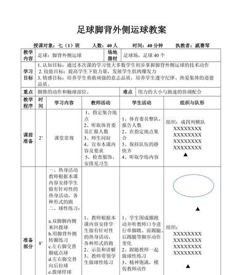 高端足球技巧教学设计（以科学训练和个性化指导为基础，打造顶级足球运动员）