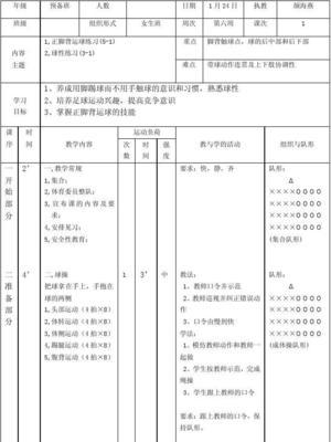 足球训练与运动技巧教案（提高足球技术的全面教学方案）