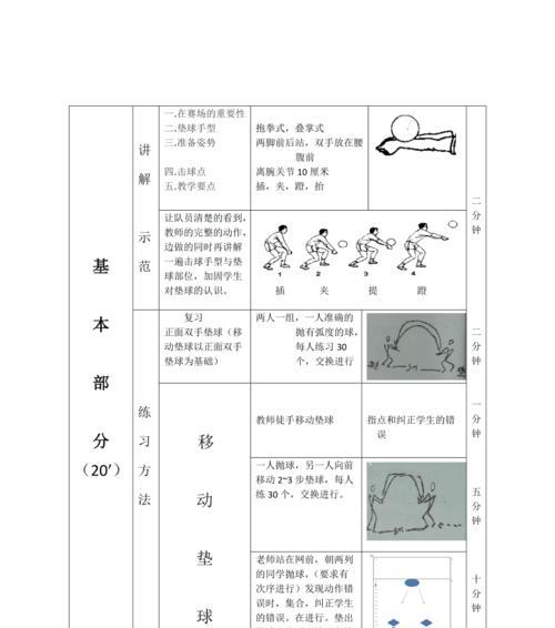 以足球脚下垫球技巧为主题的教案（掌握脚下垫球技巧的关键要素）