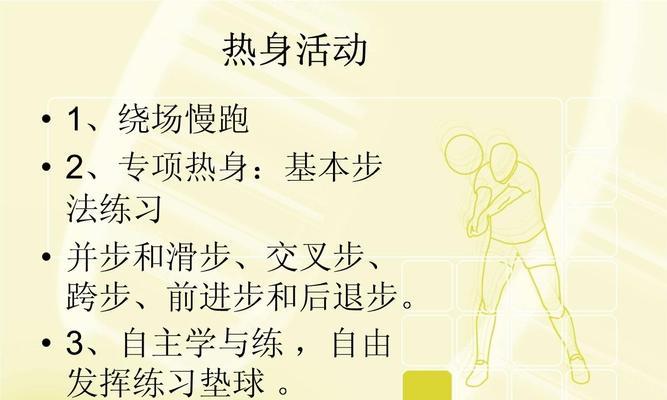 排球技巧大揭秘（掌握正确的动作要领，提升排球垫球技巧）