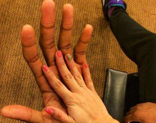 NBA手大小排行榜