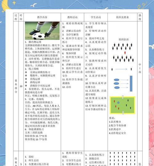 足球热身动作技巧（提升比赛表现的关键热身动作练习）